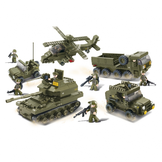 

Конструктор SLUBAN "Армия: Полное вооружение", деталей: 996 (M38-B0311), "Армия: Полное вооружение"