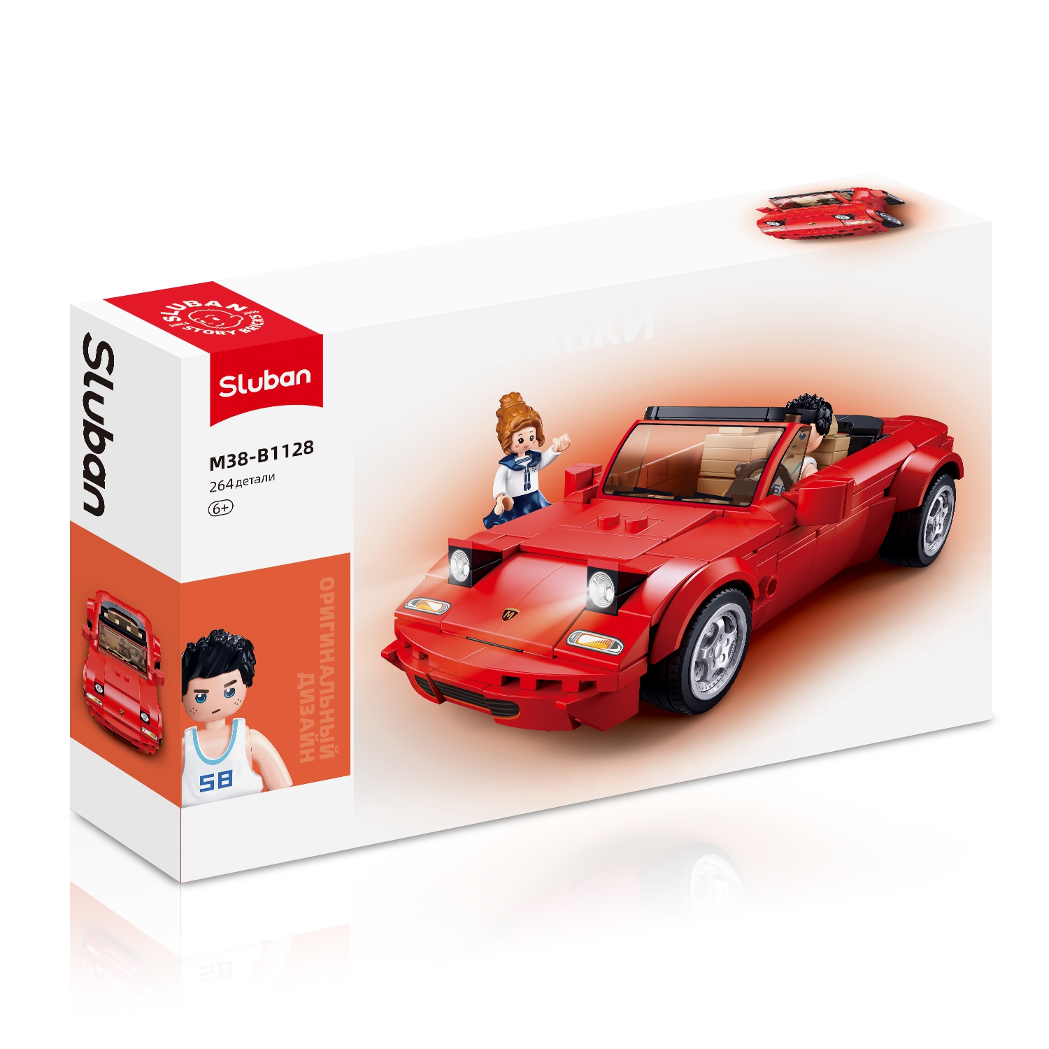 

Конструктор SLUBAN "Модельки: Кабриолет FX5", деталей: 264 (M38-B1128), "Модельки: Кабриолет FX5"