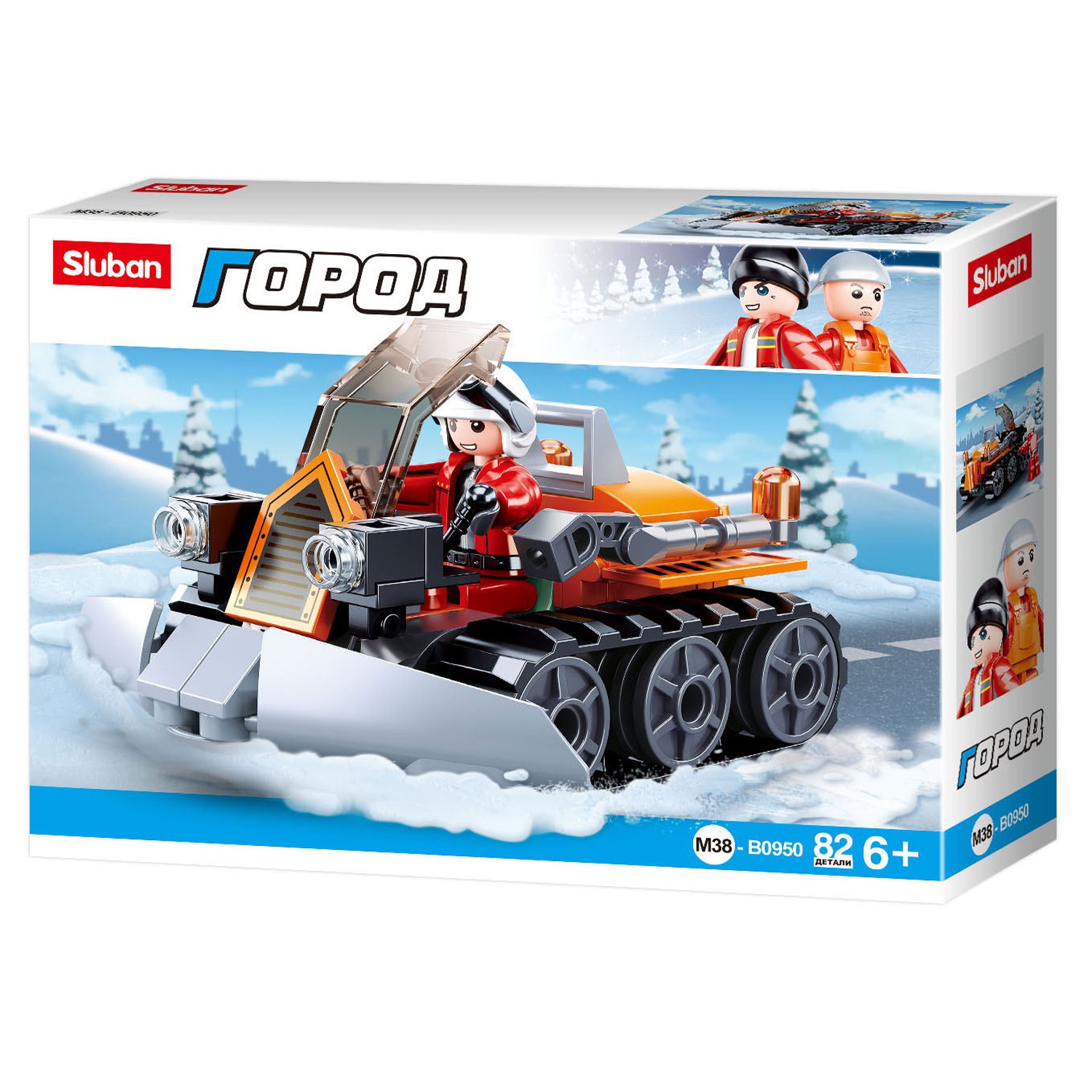 

Конструктор SLUBAN "Город: Снегоуборочный грейдер", деталей: 82 (M38-B0950), "Город: Снегоуборочный грейдер"