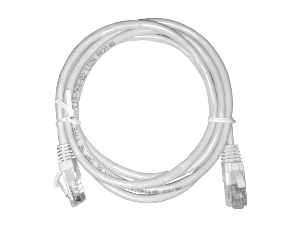 

Патч-корд UTP кат.5e, 1.5 м, RJ45-RJ45, белый, CU, LSZH, Netko Optima (N.BC.UTP.5e-1.5m-0-lszh)