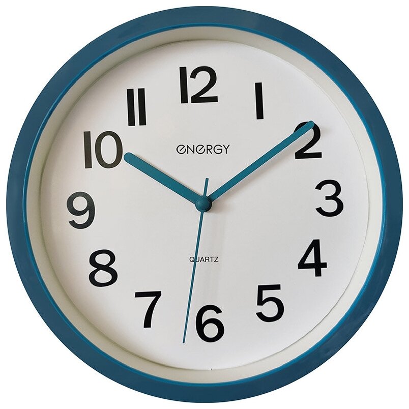 Настенные часы ENERGY ЕС-139, кварцевые, черный (ЕС-139)