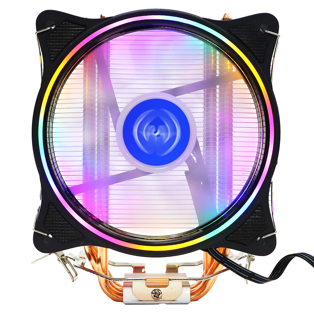 Кулер для процессора Mastero MC-120 для Socket 775/ 115x/ 1200/ 1700/ AM2+/ AM3/ AM3+/ FM1/ AM4/ AM5/ FM2/ FM2+, 120мм, 1500rpm, 22 дБ, 120Вт, 4 pin, Al+Cu, RGB (MC120TW-PWM-RGB) Отказ от покупки, незначительные следы установки, небольшие потертости на верхней пластине радиатора, полный комплект