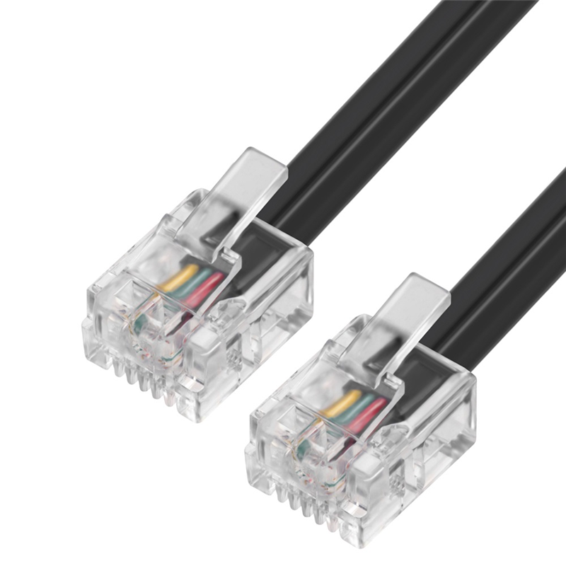 

Патч-корд удлинитель телефонный, 1 м, RJ11-RJ11, черный, CU, плоский, Greenconnect (GCR) GCR-TP6P4C (GCR-TP6P4C2-1.0m), GCR-TP6P4C