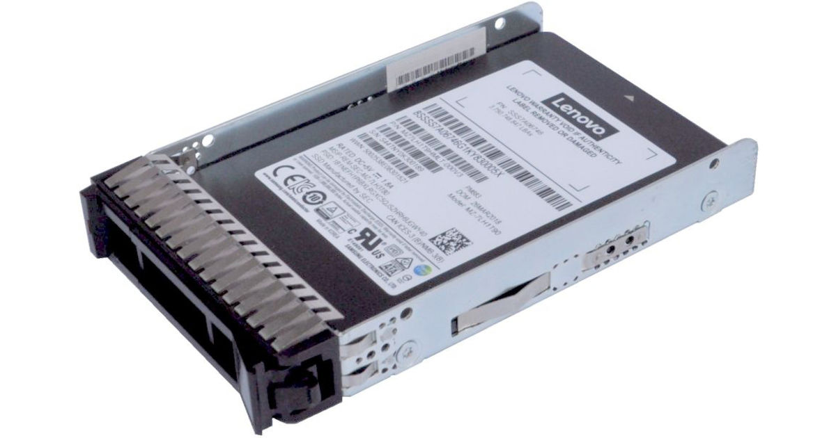 

Жесткий диск (HDD) Lenovo 18Tb ThinkSystem, 3.5", 7.2K, 512e, HotPlug, SATA3 (4XB7A38130)