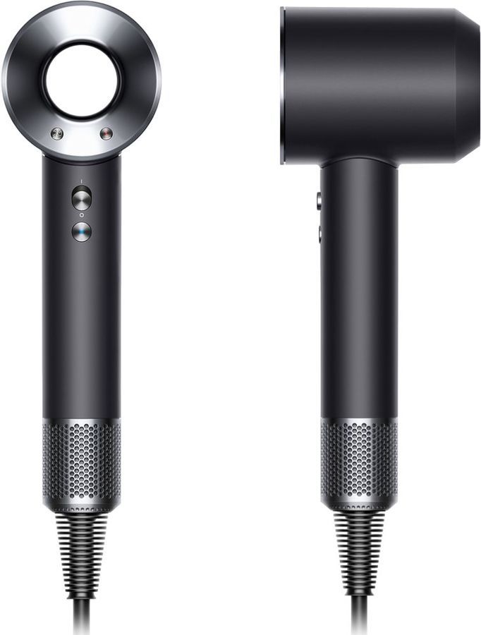 

Фен Dyson Supersonic HD07 1.6 кВт, режимов: 4, насадок: 5, ионизация, черный/серый, HD07