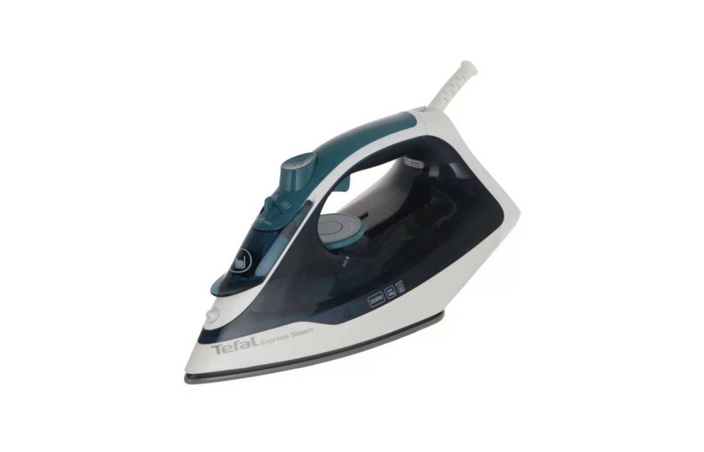 

Утюг Tefal Express Steam FV2839E0 2.4 кВт, длина шнура 1.9 м, синий/белый, FV2839E0
