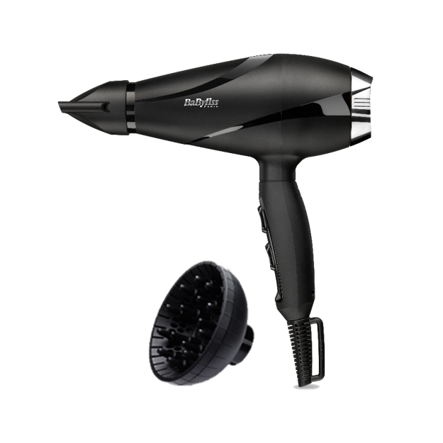 

Фен Babyliss 6713DE 2.2 кВт, режимов: 2, насадок: 2, черный, 6713DE