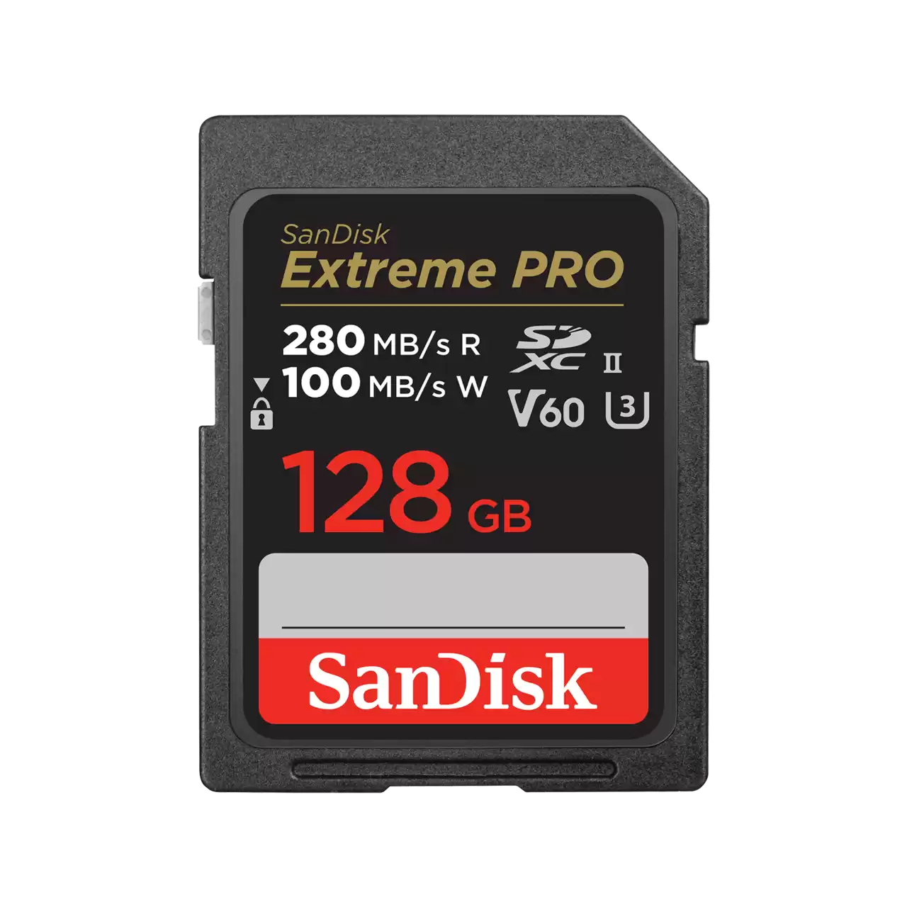 Карта памяти 128Gb SDXC Sandisk Extreme Pro Class 10 UHS-II U3 V60 (SDSDXEP-128G-GN4IN)