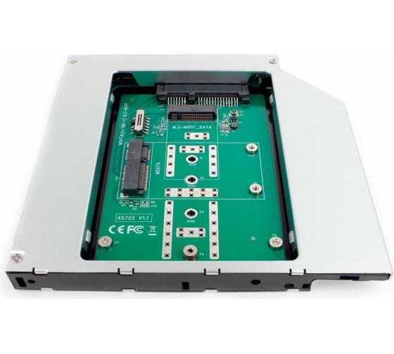 

Сменный бокс AgeStar SMNF2S, для 2.5" HDD/SSD/М.2/mSATA, черный (SMNF2S), SMNF2S