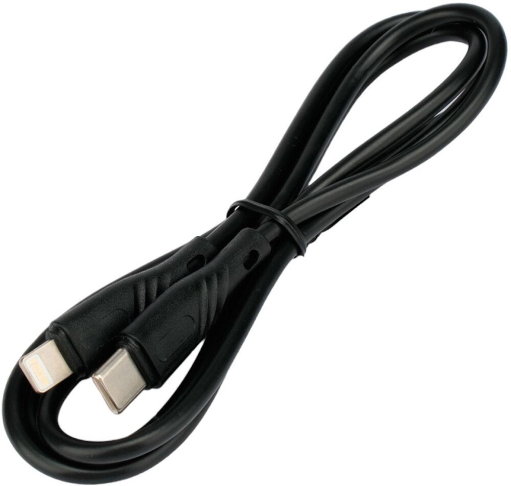 

Кабель USB Type-C(m)-Lightning 8-pin(m), быстрая зарядка, 2.1А, 1 м, черный, Cablexpert CCB-USB2-CMAPO1-1MB (CCB-USB2-CMAPO1-1MB), CCB-USB2-CMAPO1-1MB