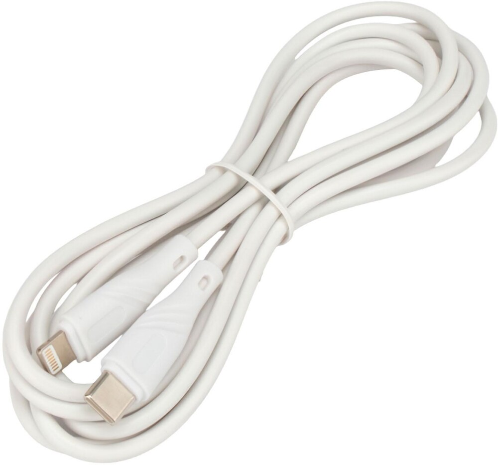

Кабель USB Type-C(m)-Lightning 8-pin(m), быстрая зарядка, 2.1А, 2 м, белый, Cablexpert CCB-USB2-CMAPO1-2MW (CCB-USB2-CMAPO1-2MW), CCB-USB2-CMAPO1-2MW