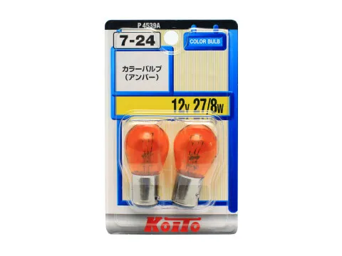 Лампа автомобильная накаливания Koito P4539A, дополнительное освещение, 8 Вт, 12 В, PY21W, 2 шт. (P4539A)