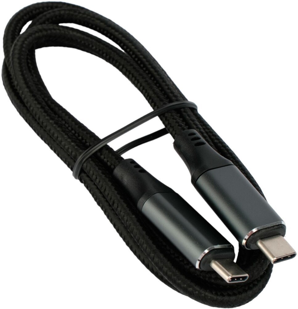 

Кабель USB Type-C(m)-USB Type-C(m), OTG, быстрая зарядка, 5А, 1 м, черный, Cablexpert CC-USB4-CMCM-BR-1M (CC-USB4-CMCM-BR-1M), CC-USB4-CMCM-BR-1M