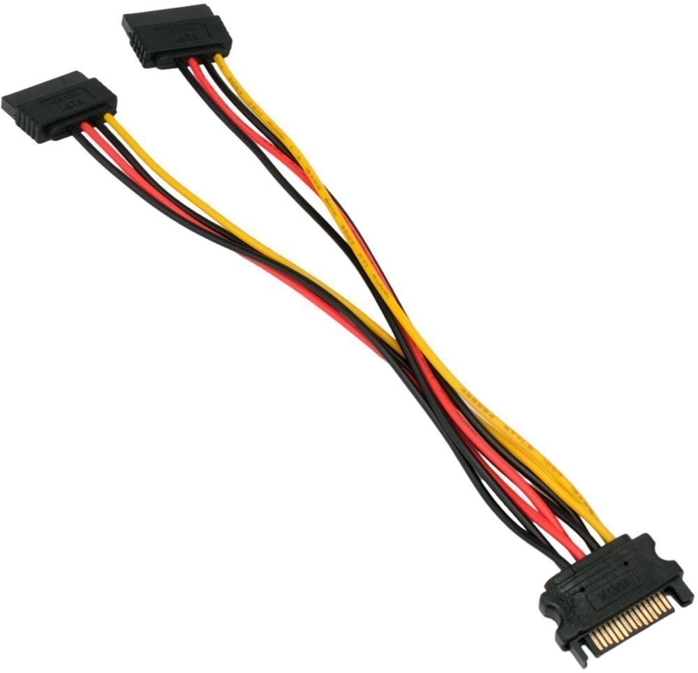 

Кабель питания SATA 15-pin(M)-2xSATA 15-pin(F) Cablexpert, 20 см, прямой (CC-SATAM2F-20CM)