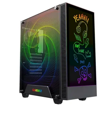 Корпус GameMax Kreator, ATX, Midi-Tower, USB 3.0, RGB подсветка, черный, без БП (GameMax Kreator)