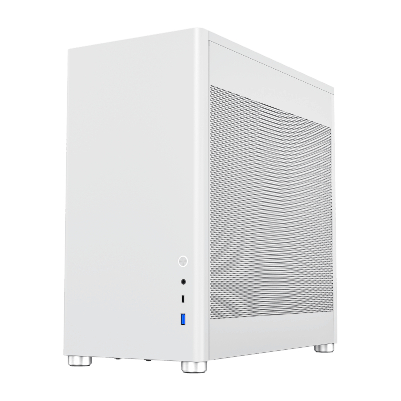 Корпус GameMax MeshBox, ATX, Midi-Tower, USB 3.0, USB Type-C, белый, без БП (MeshBox White)