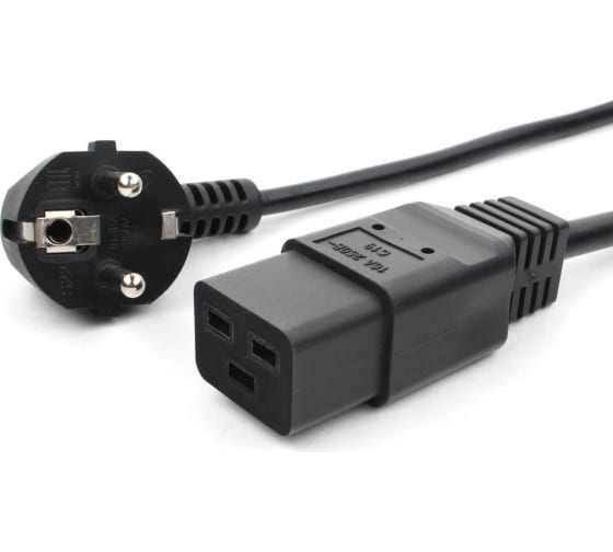 

Кабель питания Schuko (Euro)(M)-IEC-320-C19 прямая вилка, 16А, 1.8 м, черный Power Cube RPC-186C191,8BL (RPC-186C191,8BL), RPC-186C191,8BL