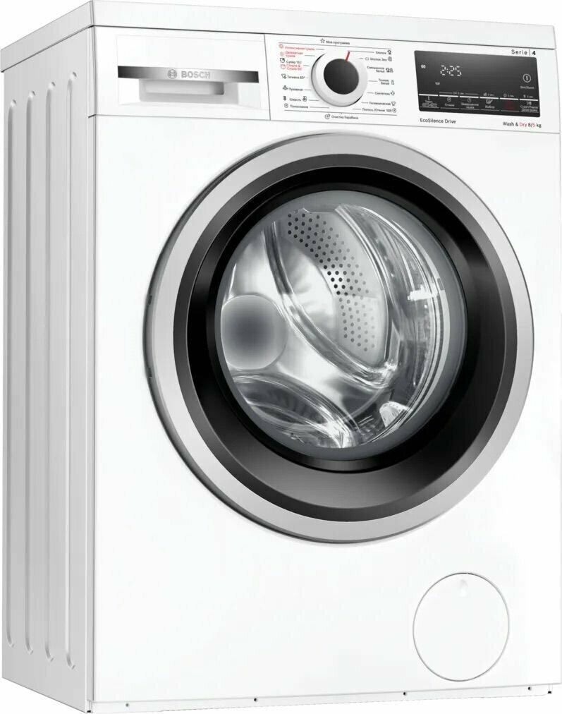 

Стиральная машина Bosch WDS28460OE, 8 кг, 1400 об/мин, белый (WDS28460OE), WDS28460OE