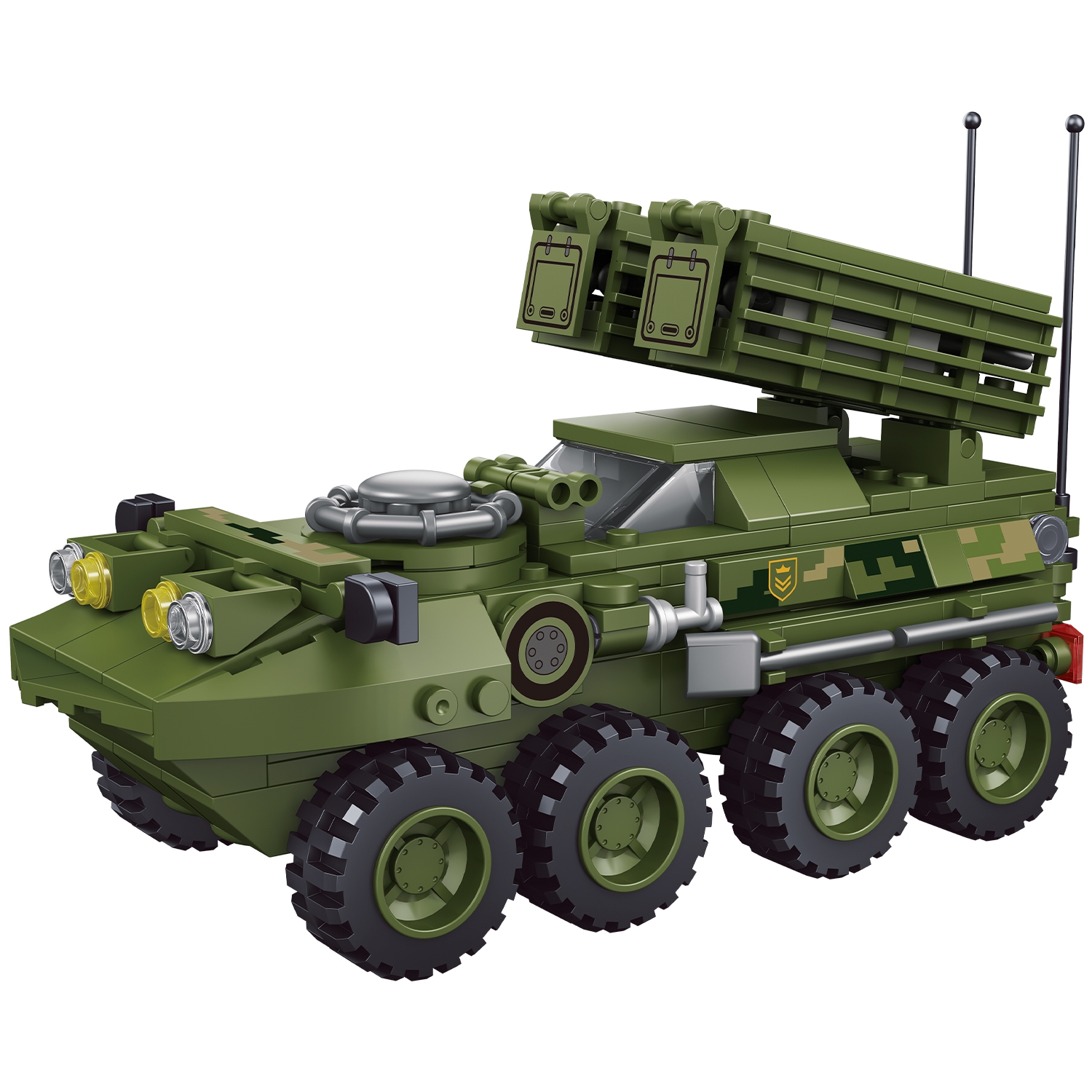 

Конструктор Mioshi Tech "Военная техника: Бронетранспортер с ракетной установкой", деталей: 283 (MTE0709-023), "Военная техника: Бронетранспортер с ракетной установкой"