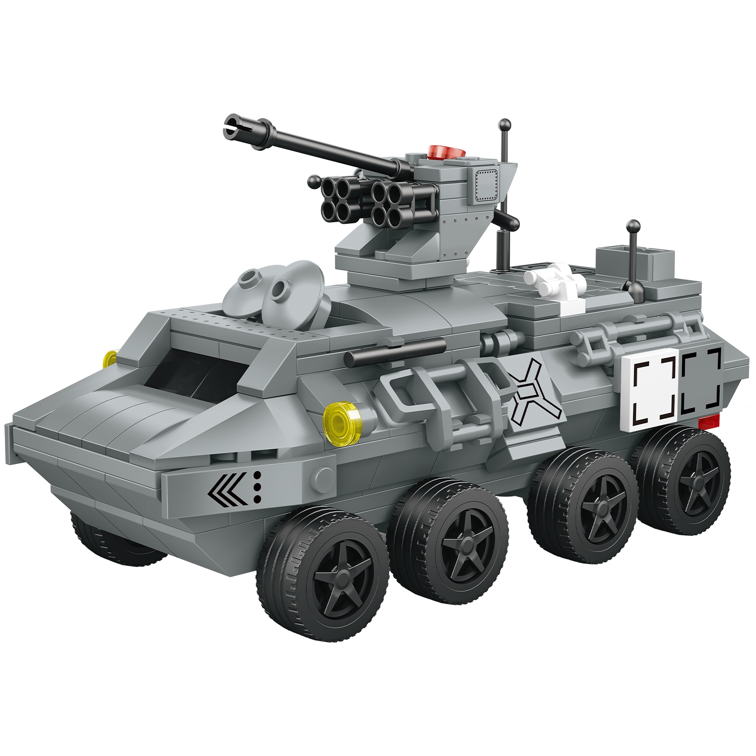 

Конструктор Mioshi Tech "Военная техника: БТР", деталей: 350 (MTE0709-028), "Военная техника: БТР"