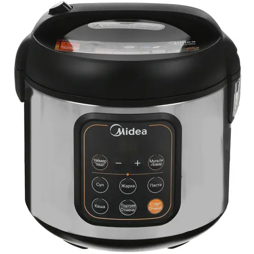 

Мультиварка Midea Multi-Cooker 2 л, 400 Вт, серебристый/черный (MPC-6033)