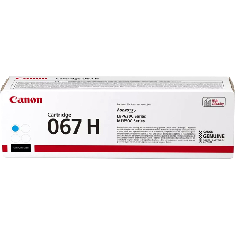 

Картридж лазерный Canon 067HC/5105C002, голубой, 3130 страниц, оригинальный для Canon i-SENSYS LBP631CW/i-SENSYS LBP631/i-SENSYS LBP633Cdw/i-SENSYS LBP633/i-SENSYS MF651Cw/MF651/MF655Cdw MF655/MF657Cdw/MF657 с чипом, 067HC