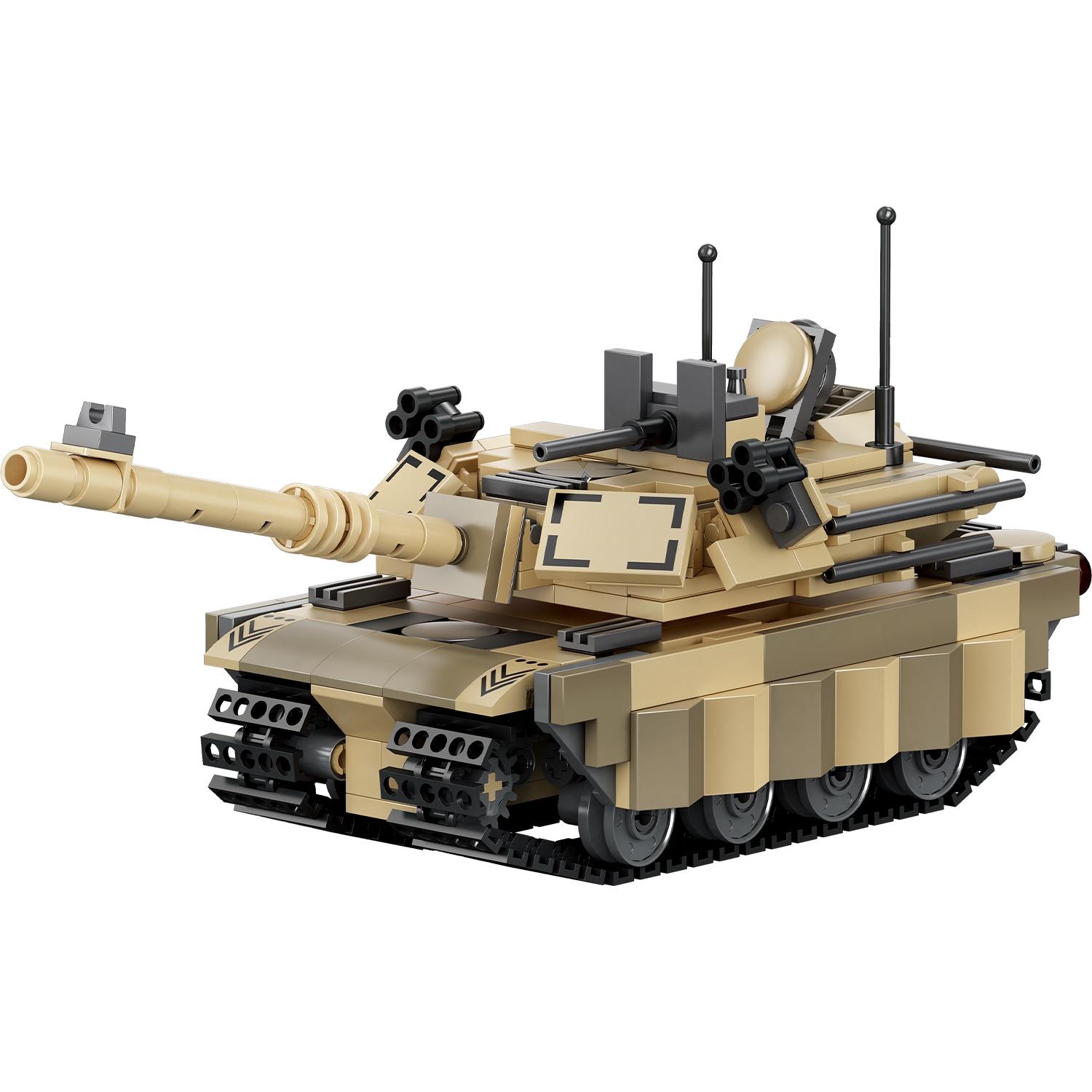 

Конструктор Mioshi Tech "Военная техника: Танк M1A2", деталей: 451 (MTE0709-022), "Военная техника: Танк M1A2"