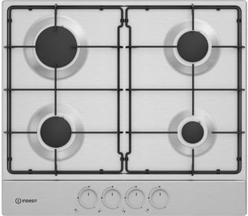 Газовая варочная панель INDESIT THPM 641 IX/I 4 конфорки, нержавеющая сталь