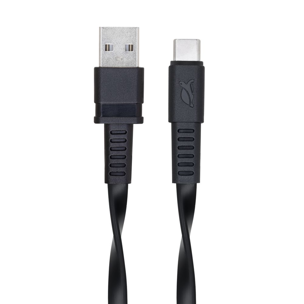 

Кабель USB-USB Type-C, плоский, 2.1 м, черный, RivaCase PS6002 BK21 (4260403576212), PS6002 BK21