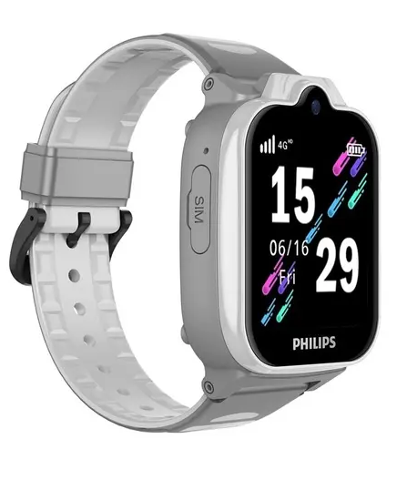

Умные часы детские Philips W6610, 1.69" IPS, темно-серый (CTW6610DG/00), W6610