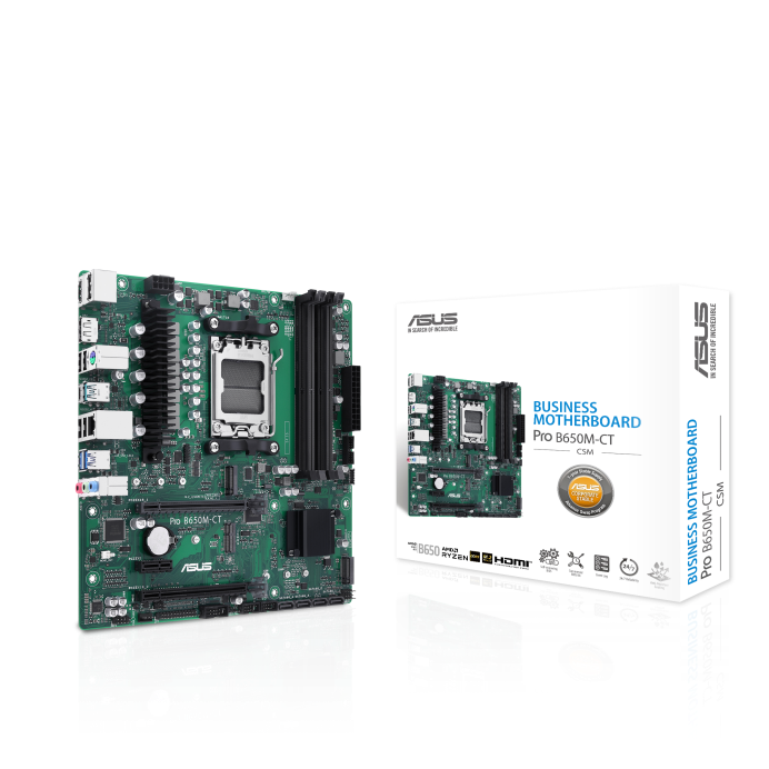 Материнская плата ASUS PRO B650M-CT-CSM, AM5, AMD B650, mATX
