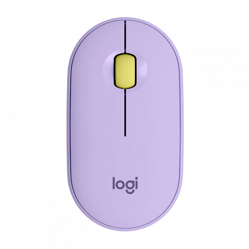 

Мышь беспроводная Logitech Pebble M350, 1000dpi, оптическая светодиодная, Bluetooth/USB, фиолетовый (910-006752), Pebble M350