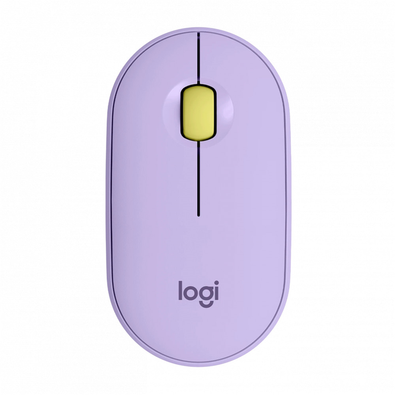 Мышь беспроводная Logitech Pebble M350, 1000dpi, оптическая светодиодная, Bluetooth/USB, фиолетовый (910-006752)