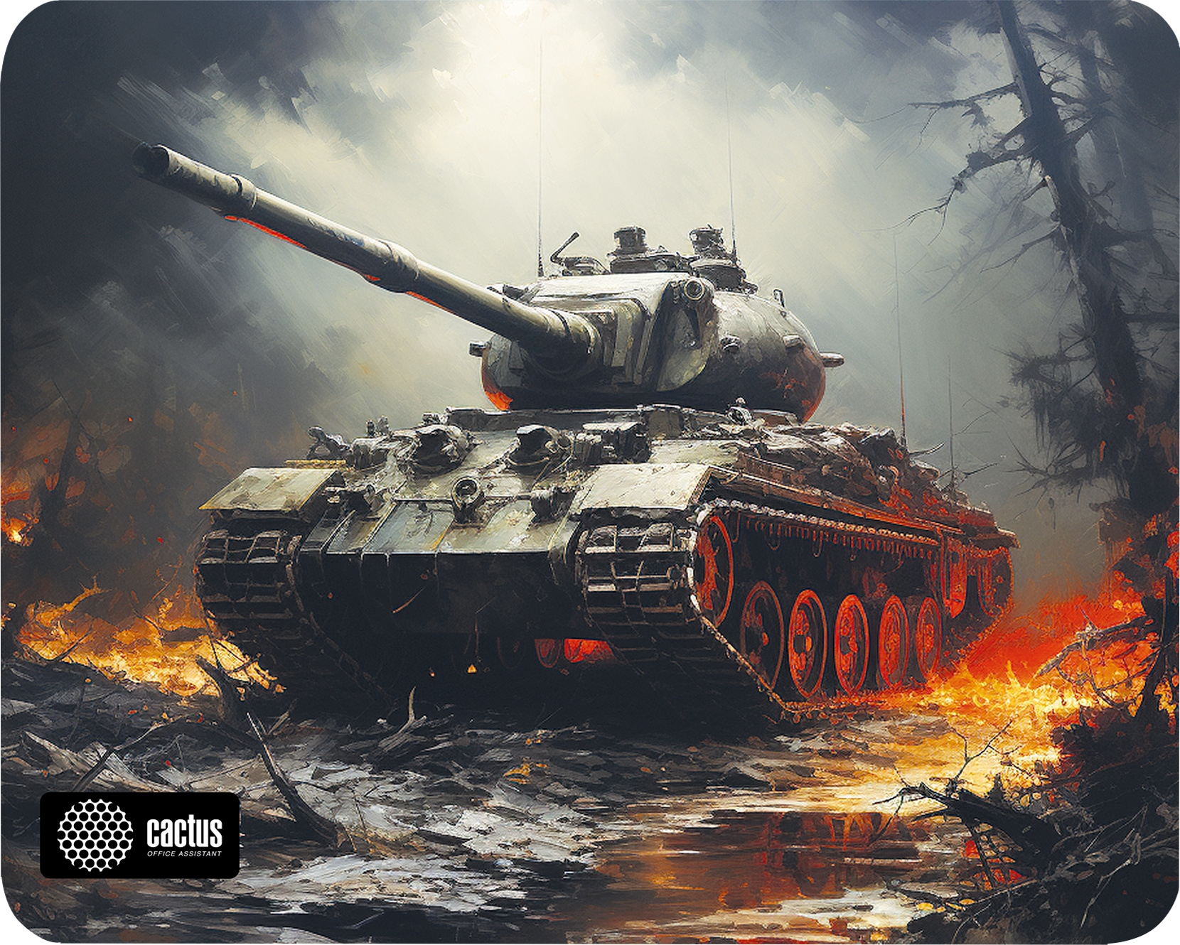 

Коврик для мыши Cactus Tank, игровой, 250x200x3мм, принт (CS-MP-D04S), Tank