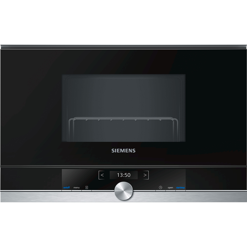

Микроволновая печь встраиваемая Siemens iQ700 BE634RGS1 21 л, 900 Вт, гриль, черный (BE634RGS1), BE634RGS1