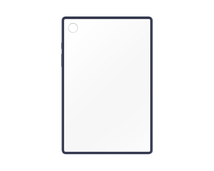 Чехол Samsung Clear Edge Cover для планшета Samsung Galaxy Tab A8, полиуретан, прозрачный/синий (EF-QX200TNEGRU), цвет прозрачный/синий