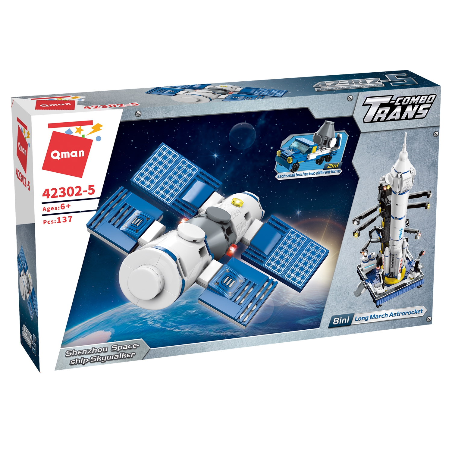 

Конструктор Qman "Космос: Метеоспутник", деталей: 134 (C42302-5), "Космос: Метеоспутник"