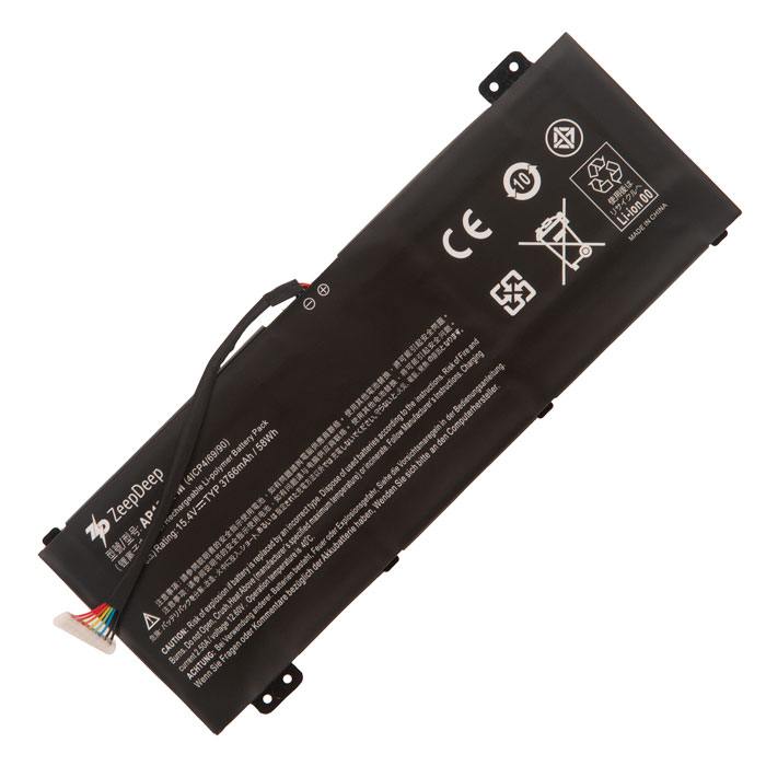 

Аккумуляторная батарея ZeepDeep AP18E7M для Acer Nitro 7 AN715-51, Predator Helios 300 PH315-52 PH317-53, Nitro 5 AN515-43, AN515-53, AN515-54, Nitro 7 AN715-51, 15.4V, 3.77 А·ч, 58Wh, черный (953695), AP18E7M