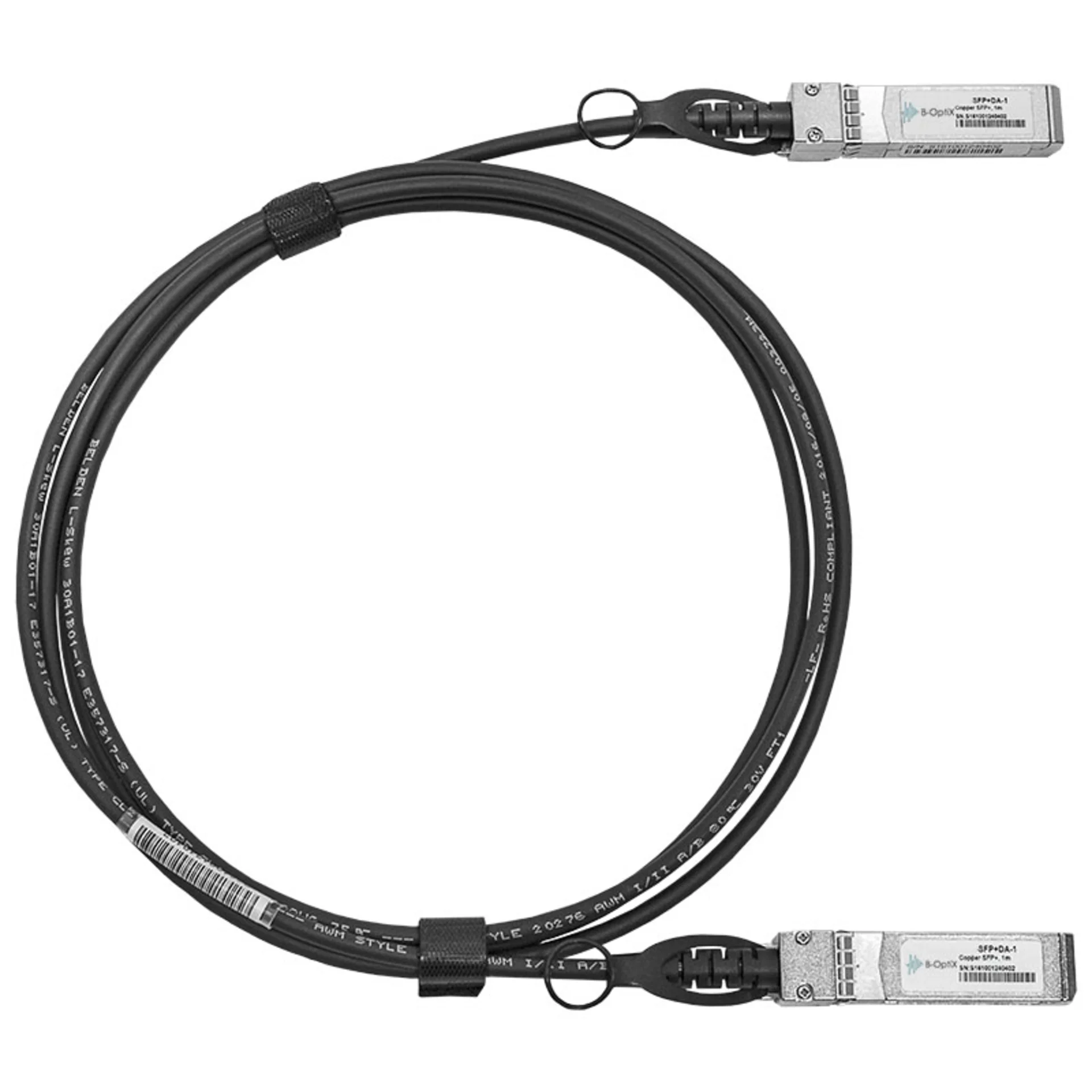 

Кабель DAC SNR, SFP+-SFP+, 10 Гбит/с, 3 м, черный (SNR-SFP+DA-10)