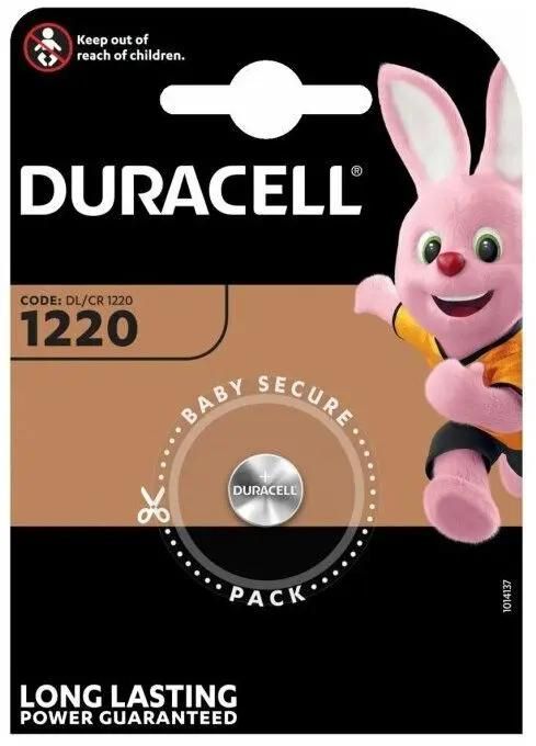 Батарея Duracell Lithium, CR1220, 3V, 1шт - фото 1