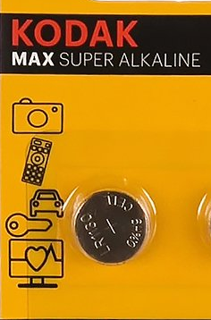 

Батарея Kodak MAX, AG7,399,LR926,LR57, 1.5 В, 1 шт. (CAT30417588)