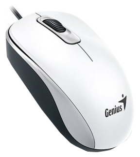 Мышь проводная Genius DX-110 White USB, 1000dpi, оптическая светодиодная, USB, белый