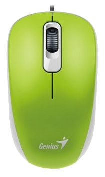 Мышь проводная Genius DX-110 Green USB, 1000dpi