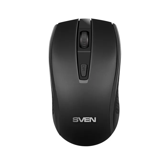 

Мышь беспроводная Sven SV-016227, 1600dpi, оптическая светодиодная, USB/Радиоканал, черный (SV-016227), SV-016227