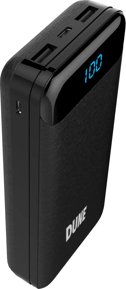 

Портативный аккумулятор (Powerbank) Perfeo Dune, 20 А·ч, 2xUSB, 2.1А, Type-C, черный (PF_B4883), Dune