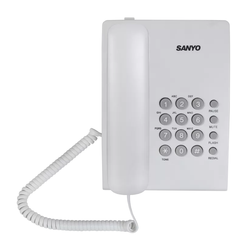

Проводной телефон Sanyo RA-S204W, белый (RA-S204W), RA-S204W