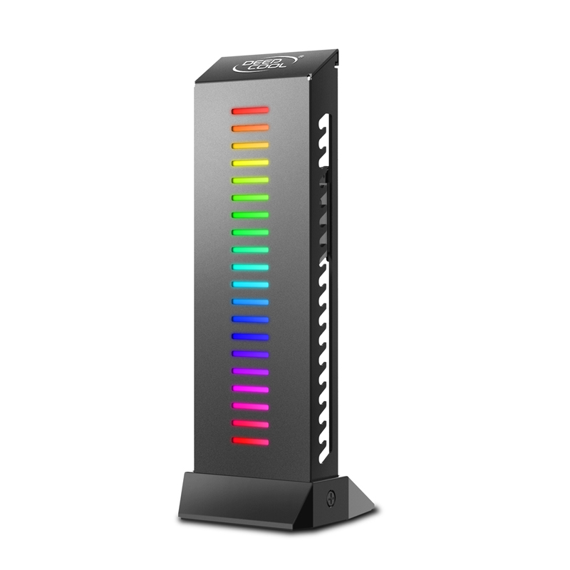 

Держатель для видеокарты Deepcool GH-01 A-RGB, 3pin (+5V-D-G), черный (DP-GH01-ARGB), GH-01 A-RGB
