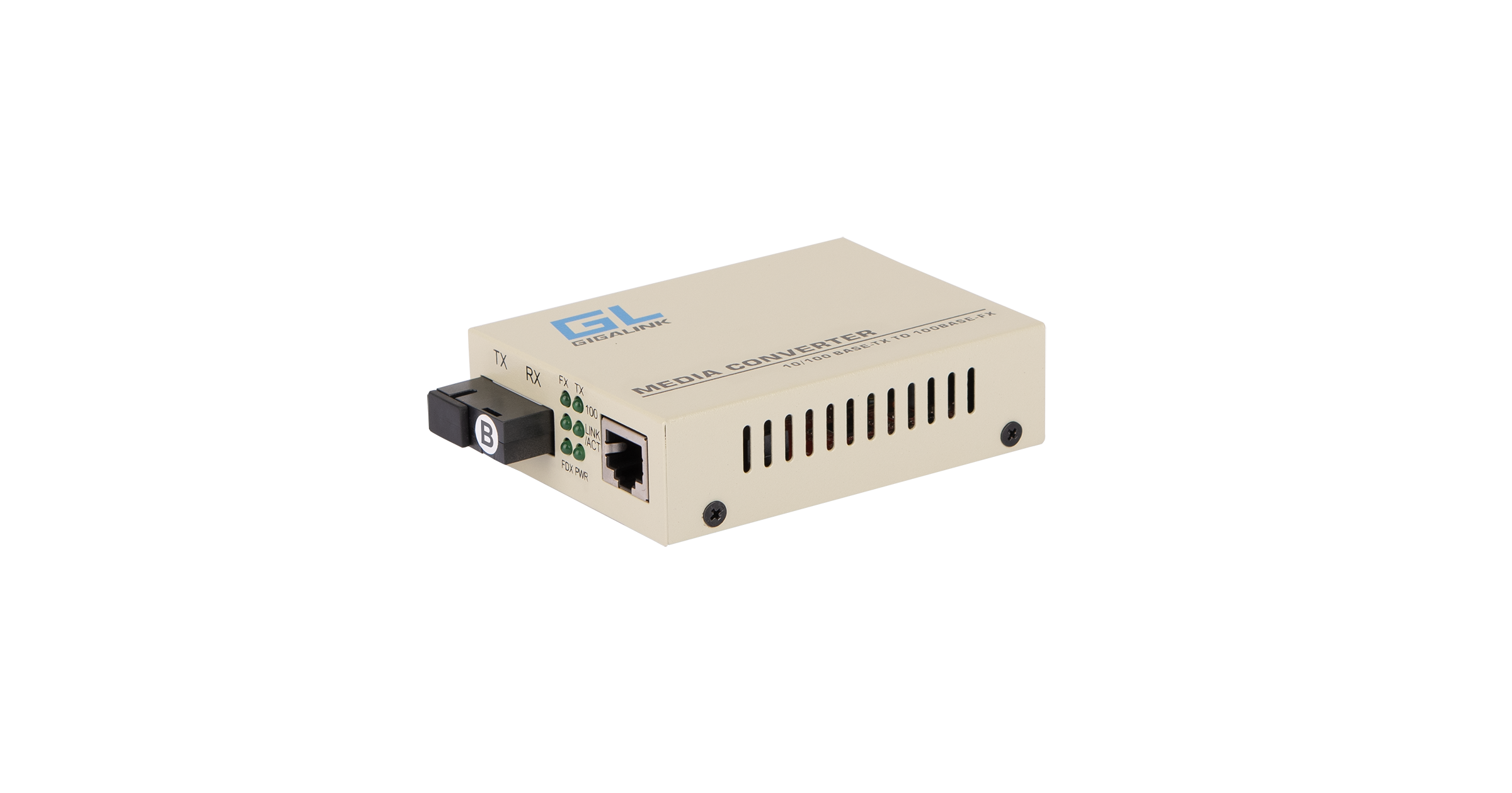 Медиаконвертер Nikomax (Gigalink), SCx100 Мбит/с, RJ-45x100 Мбит/с