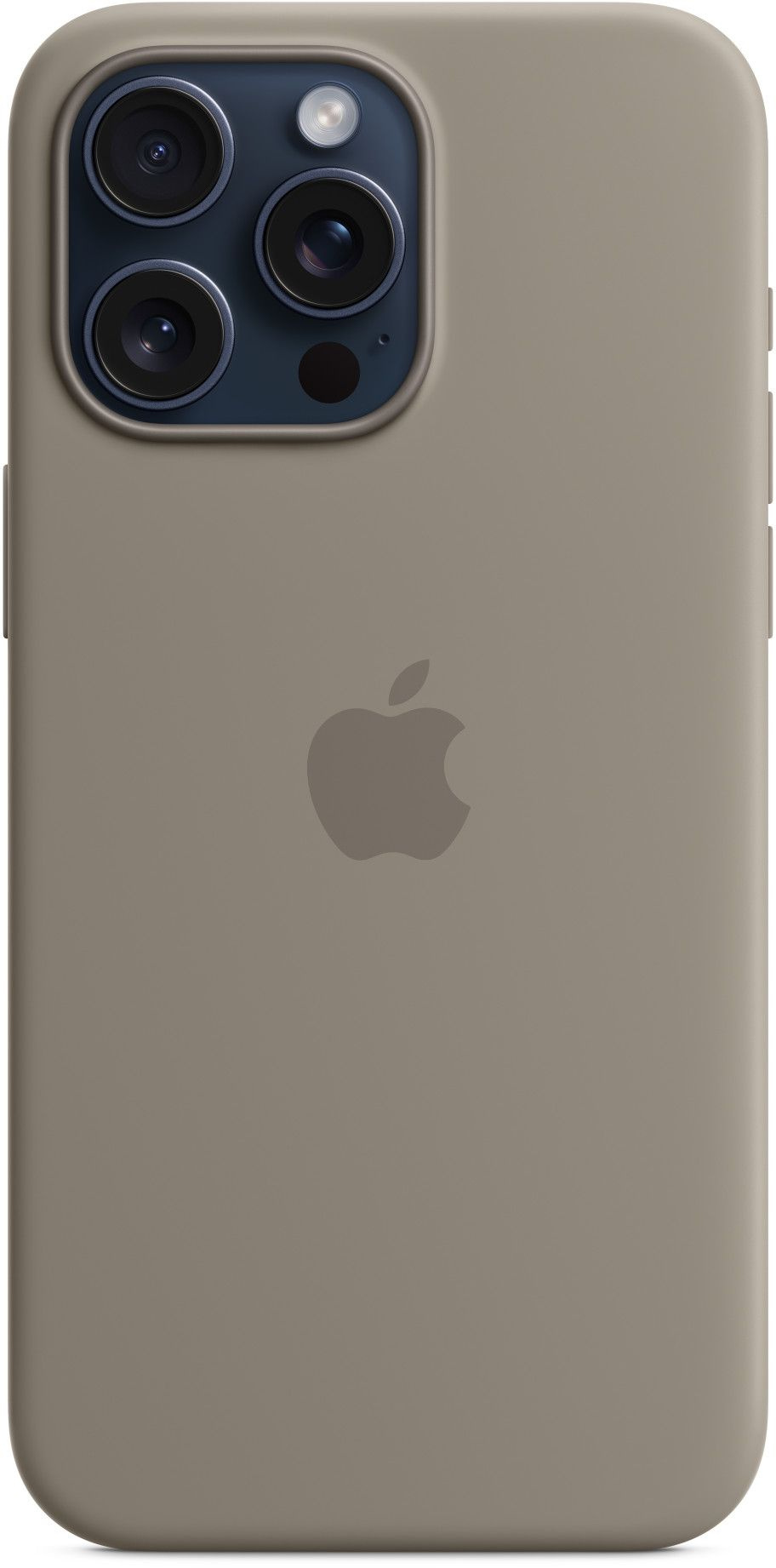 

Чехол-накладка Apple Silicone Case with MagSafe для смартфона Apple iPhone 15 Pro Max, силикон/микрофибра, светло-коричневый (MT1Q3FE/A)
