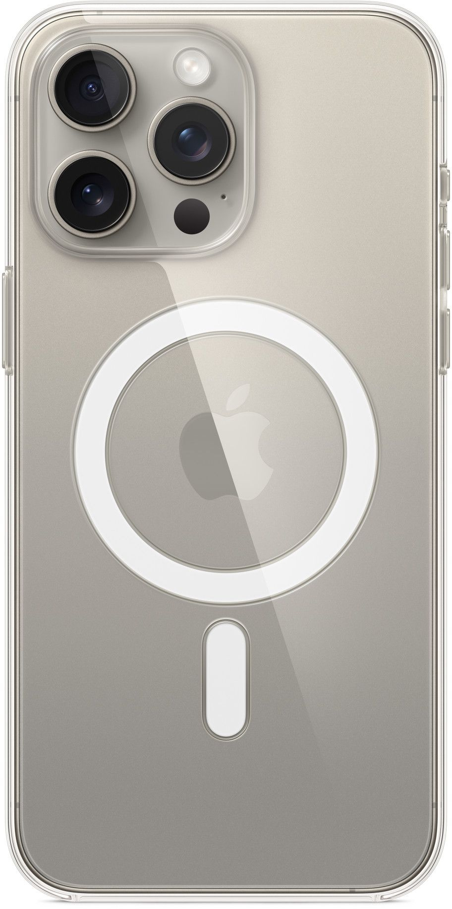 

Чехол-накладка Apple Clear Case with MagSafe для смартфона Apple iPhone 15 Pro Max, силикон, прозрачный (MT233FE/A)